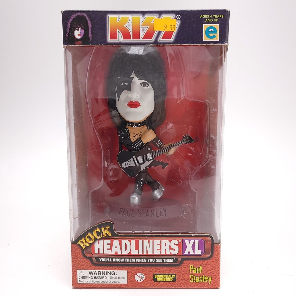 KISS Paul Stanley Rock Headliners XL 1999 Bobblehead Figure Limited Edition